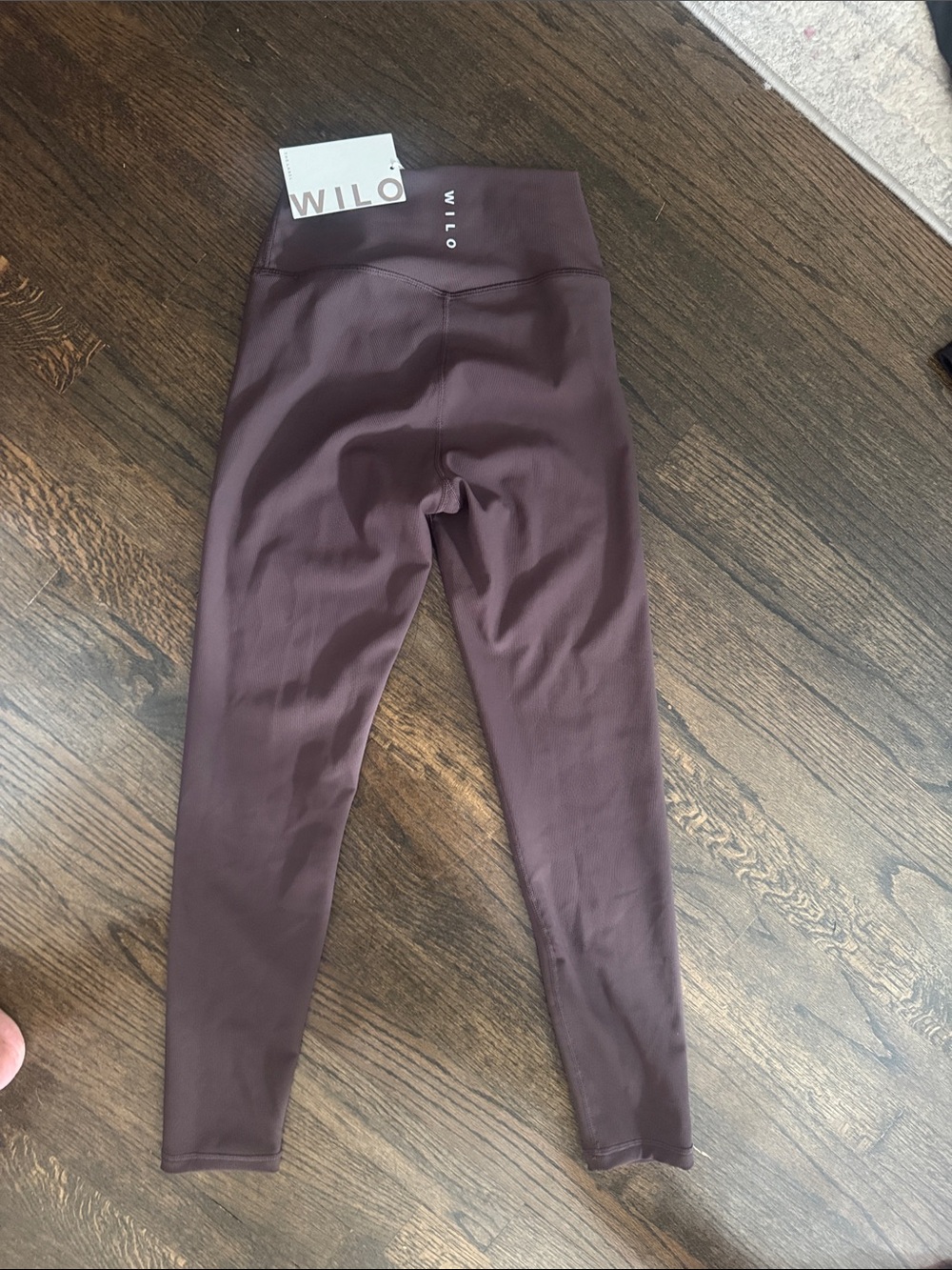 WILO High-Waist woman Leggings in Deep Plum